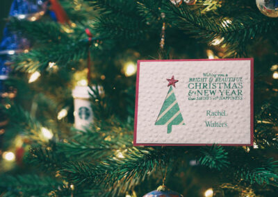 318 Christmas Card Tree