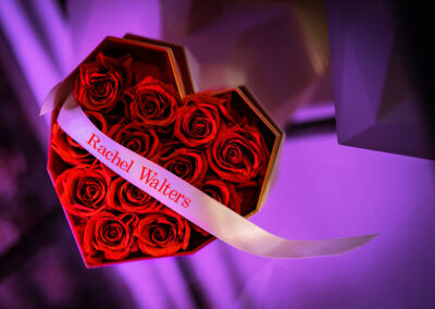 325 Heart-shaped Box of Roses