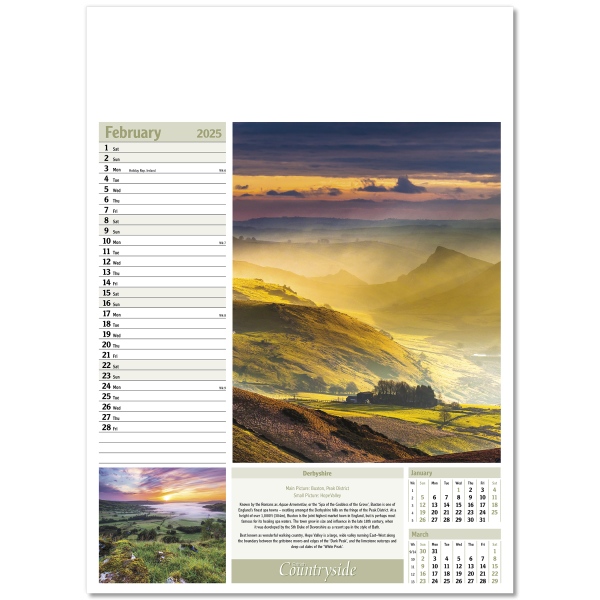 British Countryside Wall Calendar