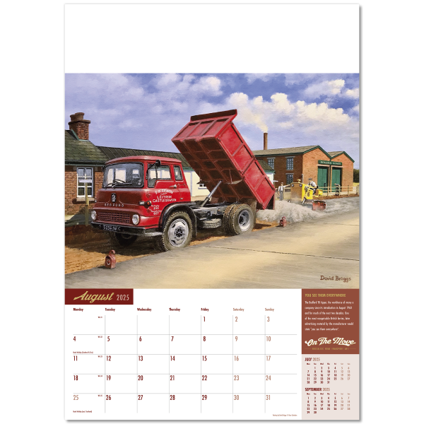 On the Move Wall Calendar