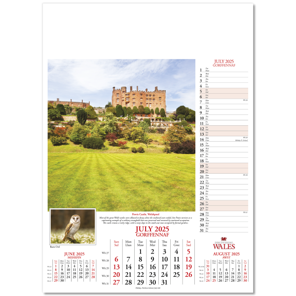 Discovering Wales Wall Calendar