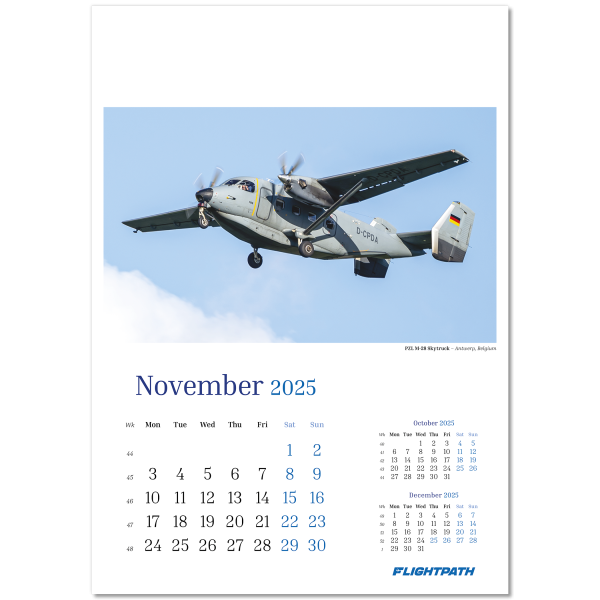 Flightpath Wall Calendar