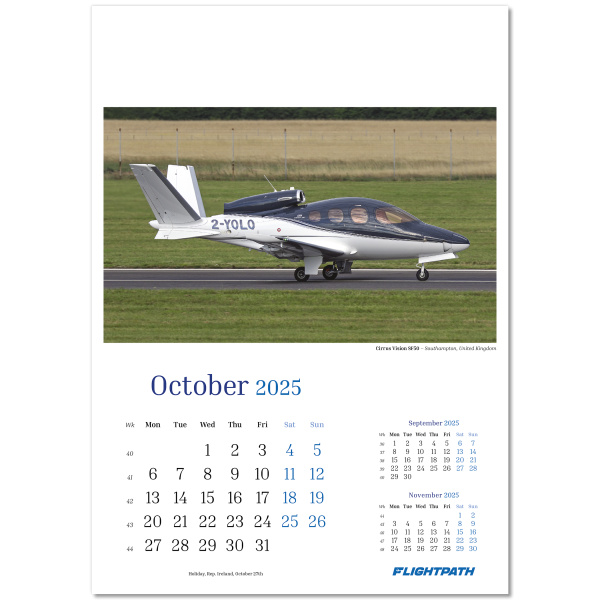 Flightpath Wall Calendar