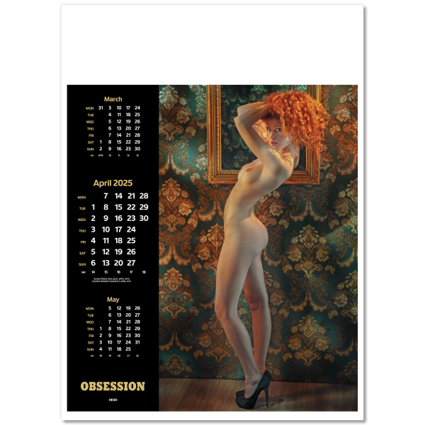 Obsession Wall Calendar