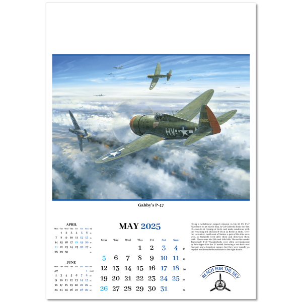 Reach for the Sky Wall Calendar