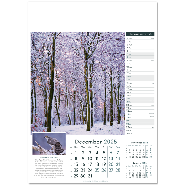 Wonders of Nature Wall Calendar