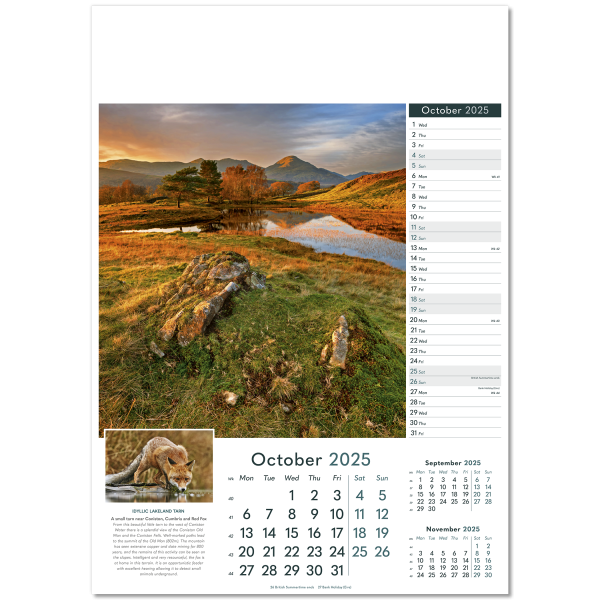 Wonders of Nature Wall Calendar