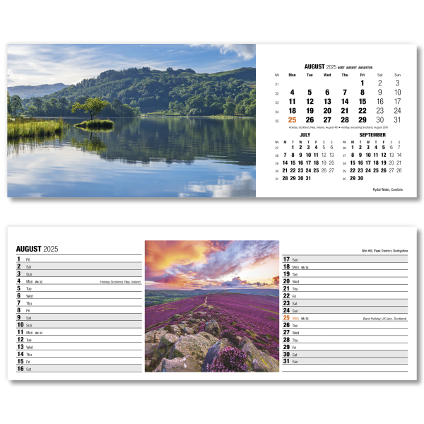 Britain in View Desk Calendar