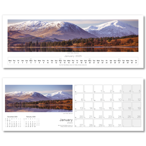 Images of Scotland Desk Calendar