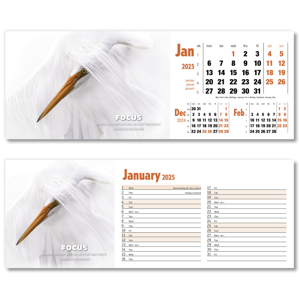 Inspirations Desk Calendar