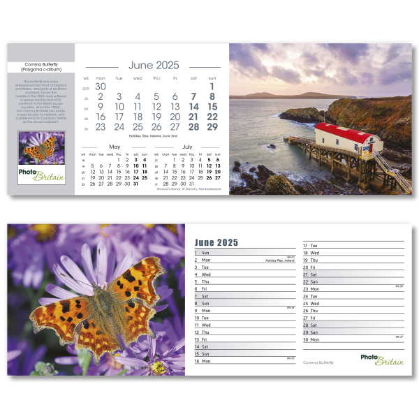 Photo Britain Desk Calendar