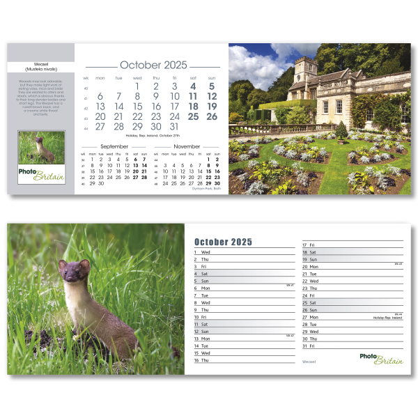 Photo Britain Desk Calendar