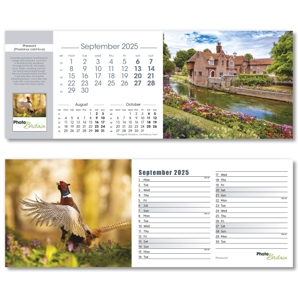 Photo Britain Desk Calendar