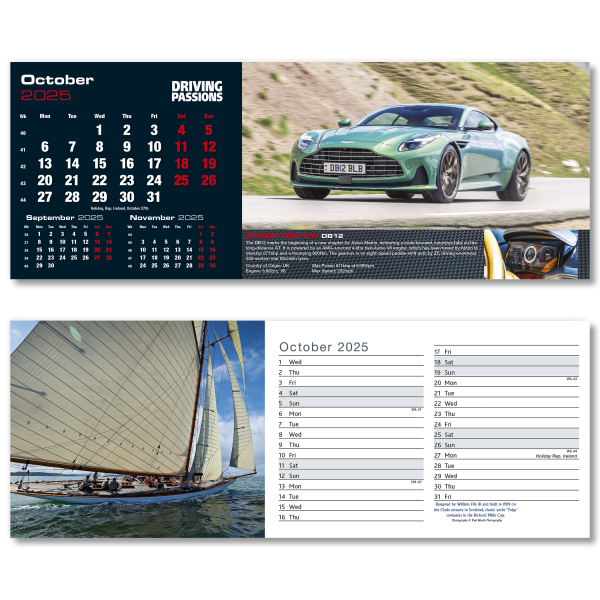 Top Speed Desk Calendar