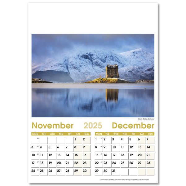 Aspects Wall Calendar - 7 Leaf